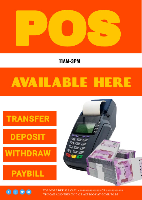 POS,POS Template | PosterMyWall