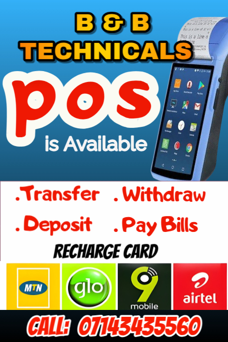 Pos Template | PosterMyWall