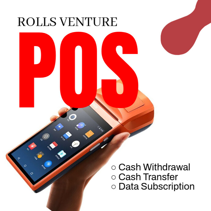 Pos Ads. Example White Pos Service Instagram Ad Template | PosterMyWall