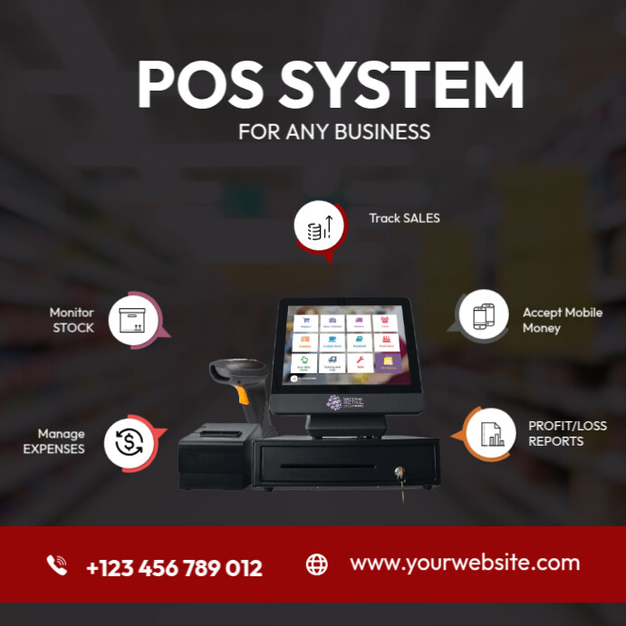 Modèle POS System Features | PosterMyWall