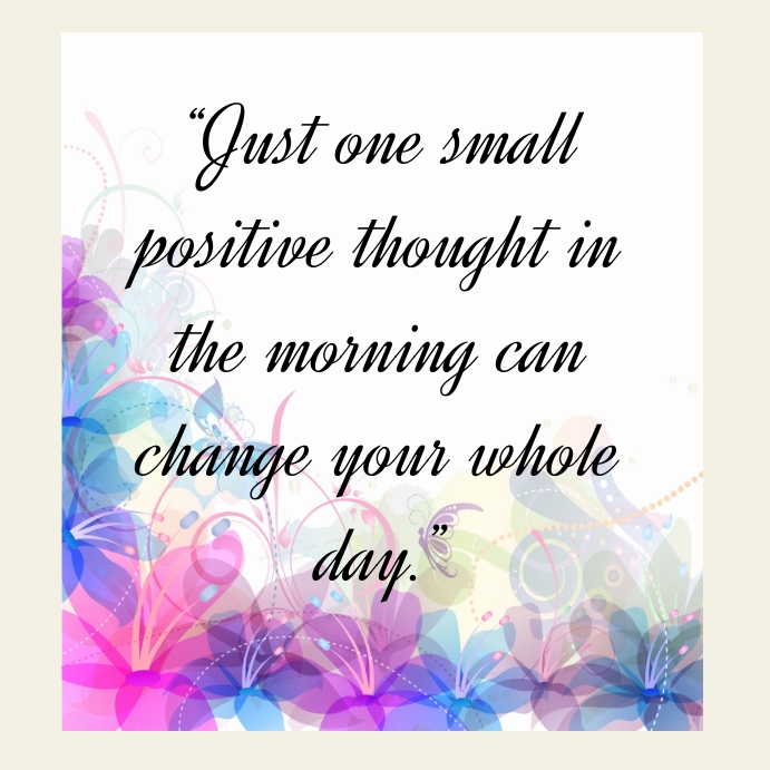 Positive Template | PosterMyWall