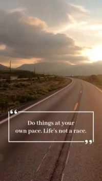 Positive Quote Video Template Digital Display (9:16)