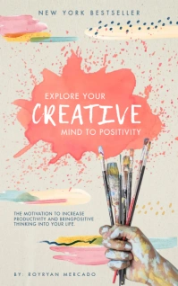 Positivity Self Help Non-fiction Book Cover Portadas de libro/Kindle template