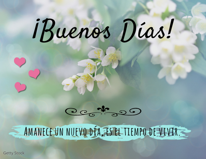 post de tarjeta volante Buenos Días Flyer (US Letter) template