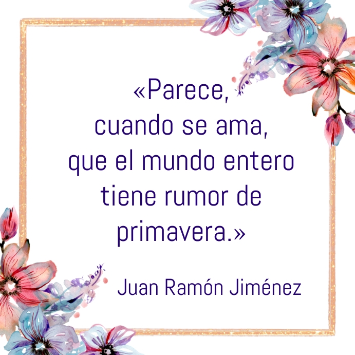 post instagram con frase poética de amor template