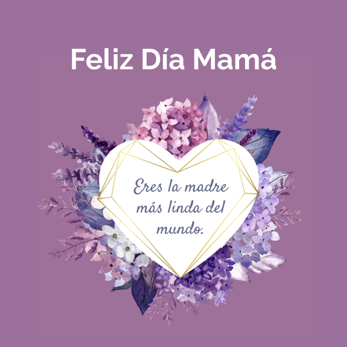 post instagram Feliz Día Mamá template