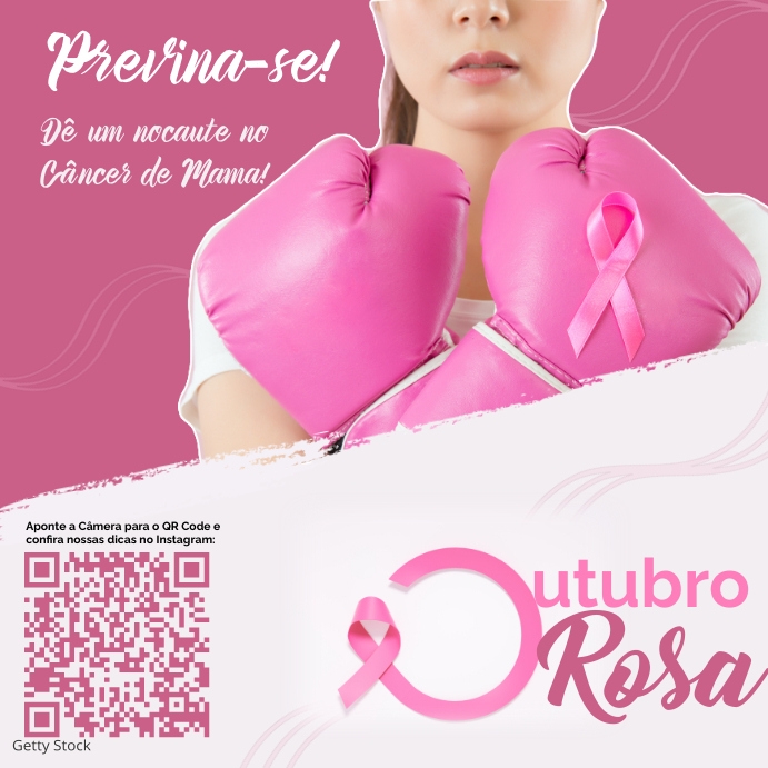 Post Pink October Template | PosterMyWall