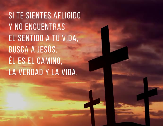 post volante inspirador Busca a Jesús Flyer (US Letter) template
