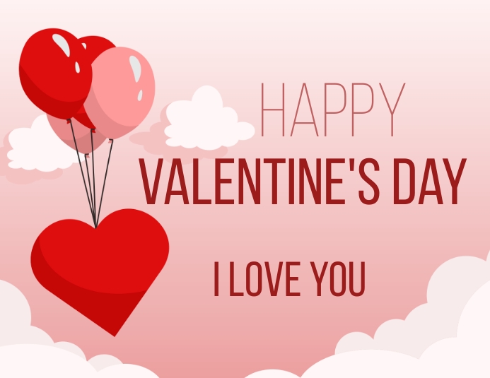 post volante para tarjeta de San Valentín Flyer (US Letter) template