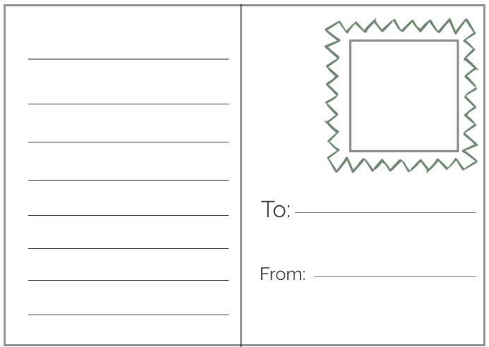 Postcard Layout