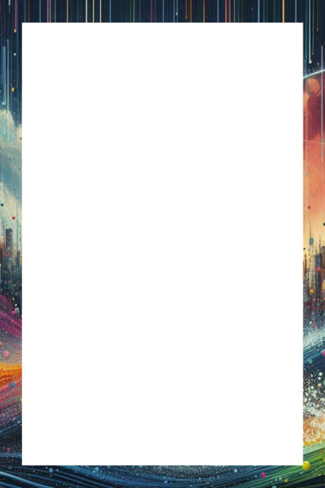 Poster Background with Rain Drops and Cloud template