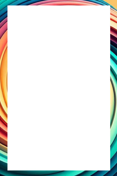 Poster Background with Spiral Lines along Border template