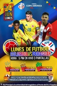 Poster Copa America 2024 Póster template