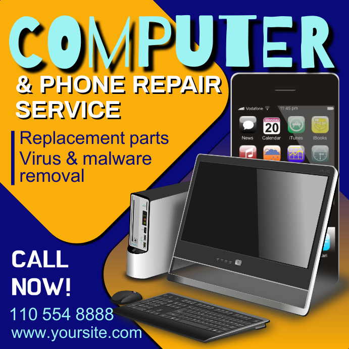 Parts Of A Computer Poster