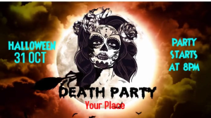 Sort Halloween Party Facebook Cover Video Template