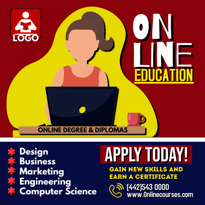Computer Education Poster Design