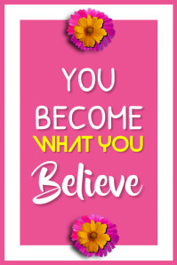 Inspirational Message Poster Template | PosterMyWall