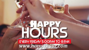 Brown Happy Hour Event Facebook-covervideo Template