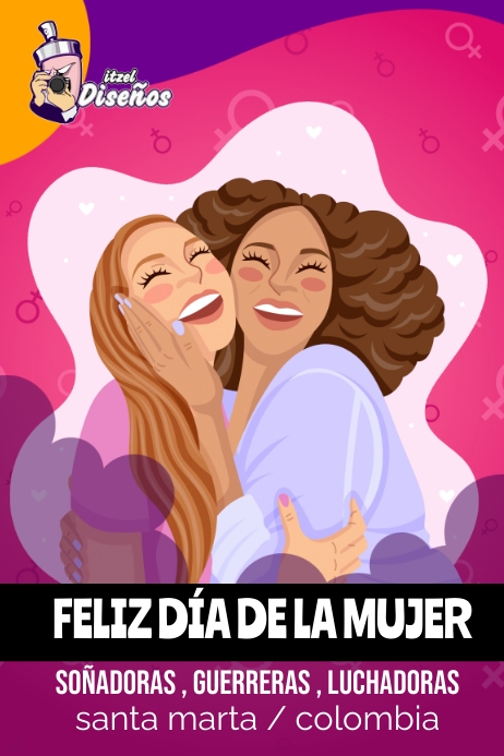 poster día de la mujer template