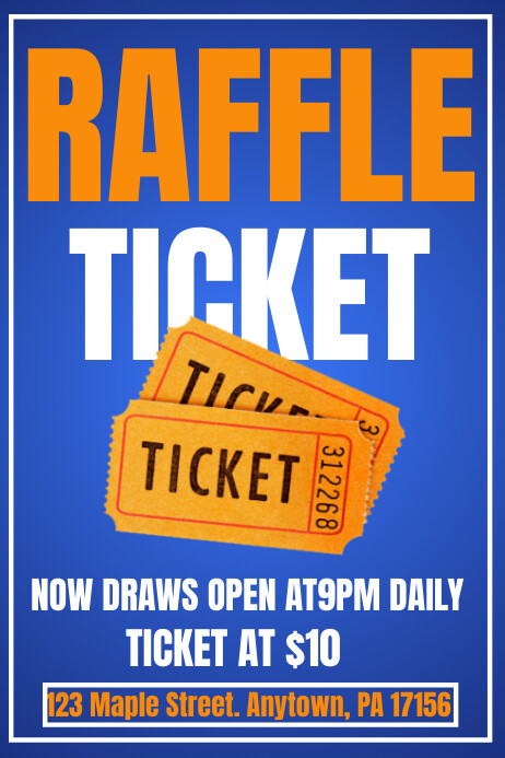 Copy of poster raffle ticket | PosterMyWall