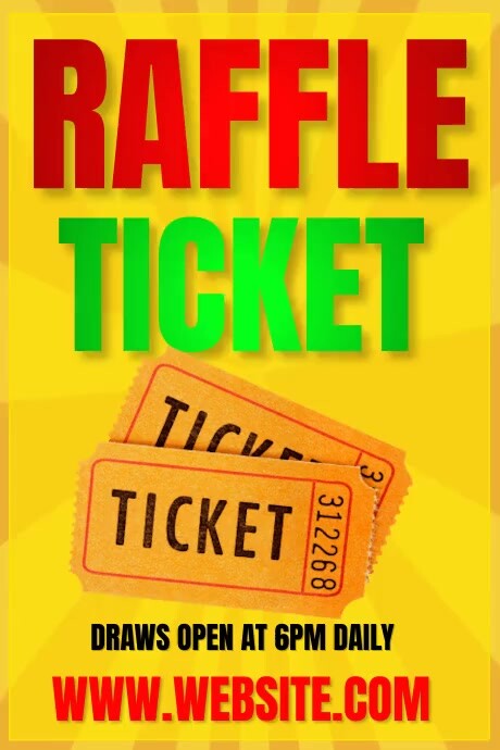poster raffle ticket Template | PosterMyWall