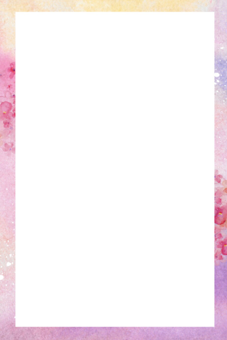 poster template with multi-color