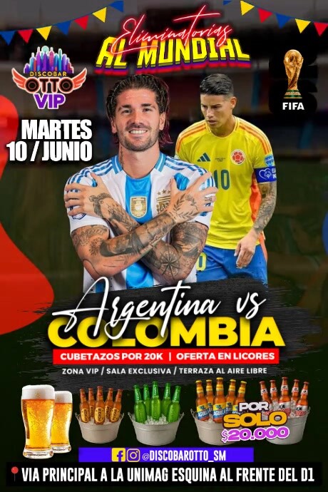 poster video eliminatorias al mundial 2025 template