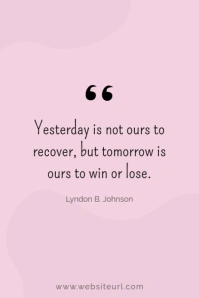 Postive Quote Pinterest Grafieka template