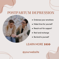 Postpartum Depression Awareness template