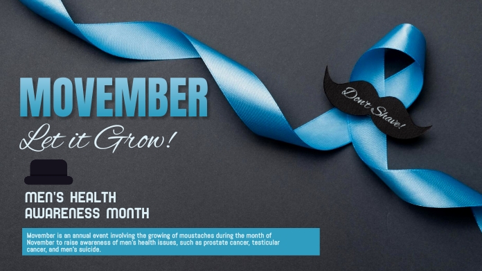 Postrate cancer, movember template