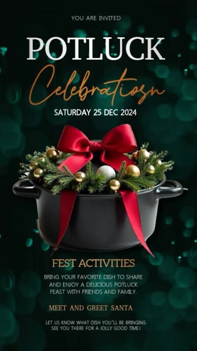 Potluck Celebration Template | PosterMyWall