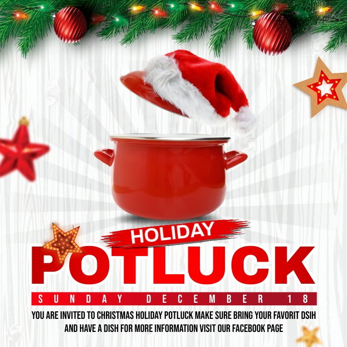 Potluck Template | PosterMyWall