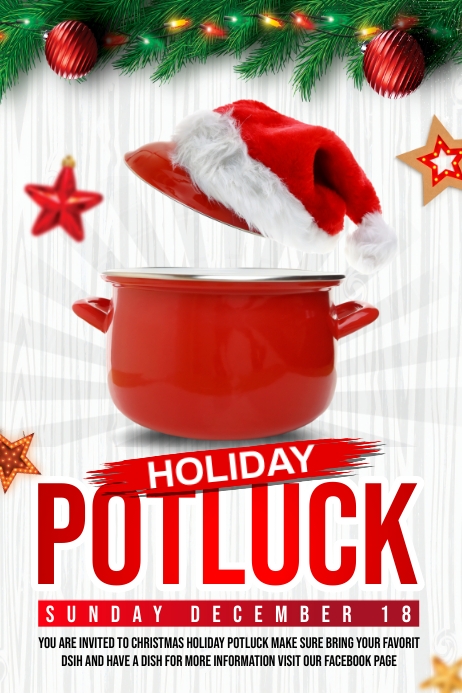 Potluck Template | PosterMyWall
