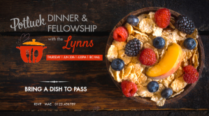 POTLUCK DINNER Digitalt display (16:9) template