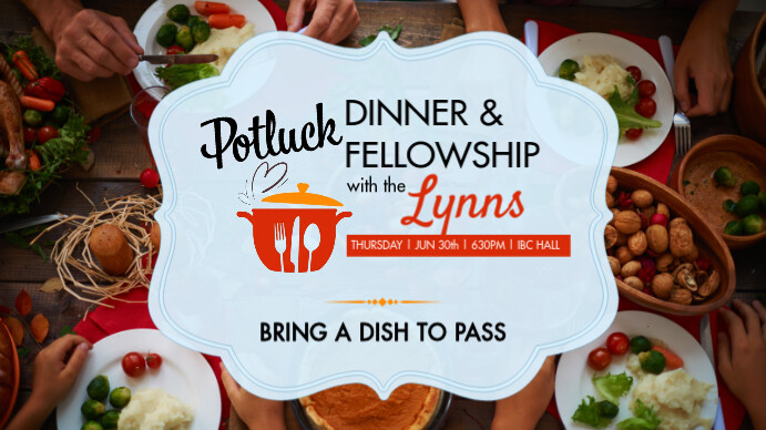 Copy of POTLUCK DINNER | PosterMyWall