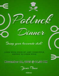 Potluck Dinner Template | PosterMyWall