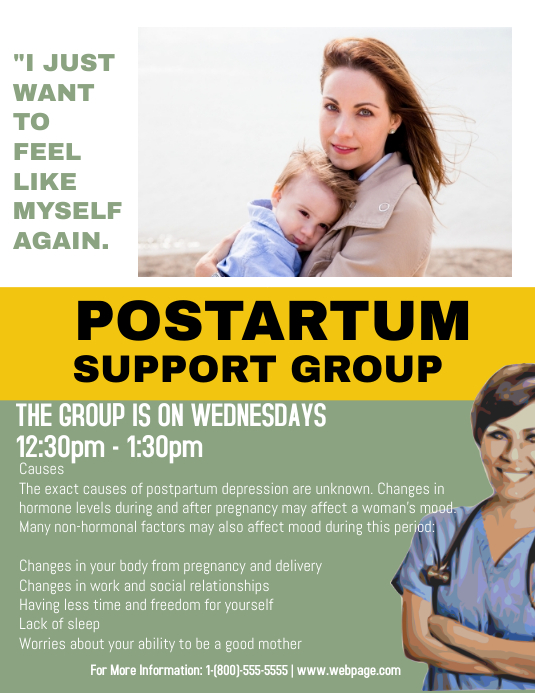 Potpartun Depression Template PosterMyWall