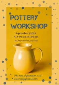 Pottery Workshop A2 template
