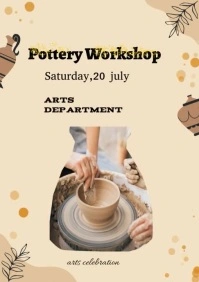 Pottery Workshop A2 template
