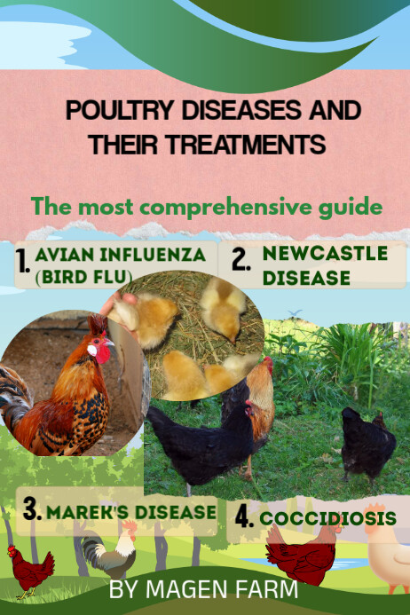 Cover Page For Ruminants Plantilla de Poultry Farming E-books cover page. | PosterMyWall