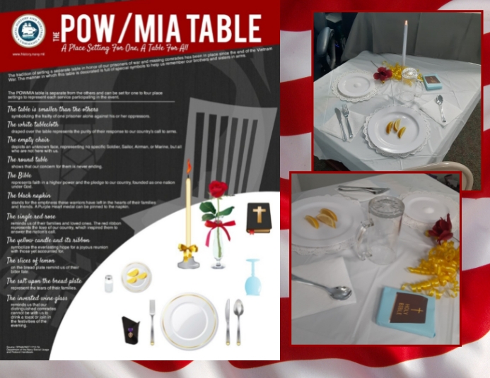 POW MIA Table Template PosterMyWall
