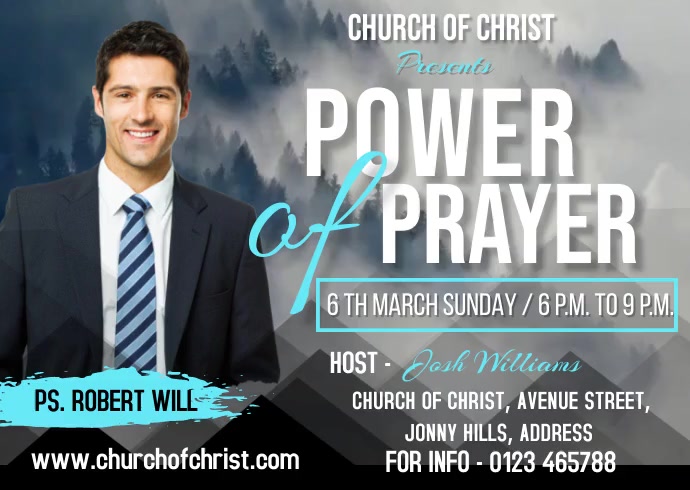 Power of prayer Ikhadi leposi template