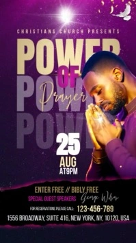 Power Of Prayer Instagram Story template