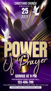 Power Of Prayer Instagram Story template