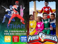 Power Rangers Template | PosterMyWall