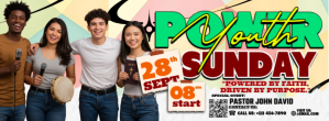 Youth Power Sunday Facebook Cover Photo Template