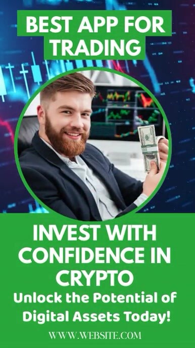 Powerful crypto trading platform Ad Instagram Story template