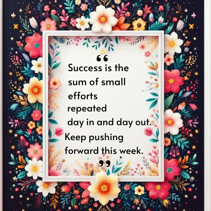 Powerful Inspirational Quote Template PosterMyWall