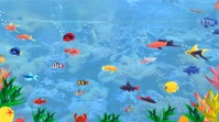 Powerpoint Aquarium Fishes Background Presentación (16:9) template