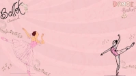 Powerpoint Ballet Dance Background Presentación (16:9) template
